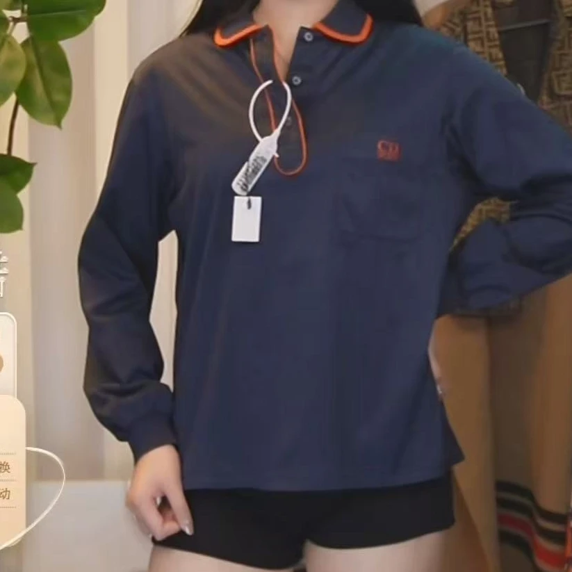 95新 DIOR/迪奥 深蓝色Polo衫/fy2035