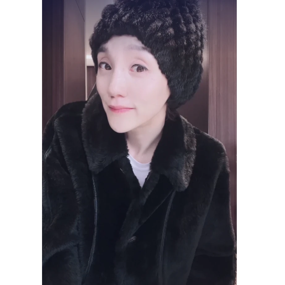 南非直毛拉贡 皮毛一体 皮革  PC0105