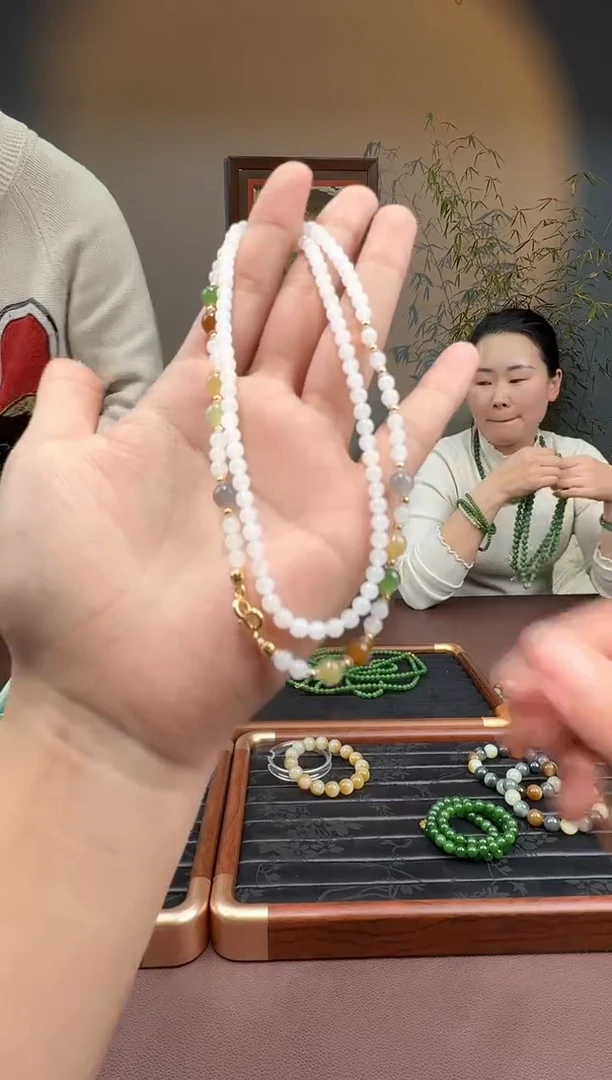 颈饰未镶嵌和田玉26-575-12.3多样性拍一发一卡4