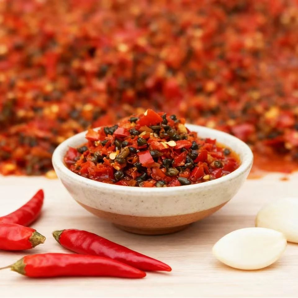 贵州风味韭菜花剁椒酱香辣下饭炒菜必备辣椒酱