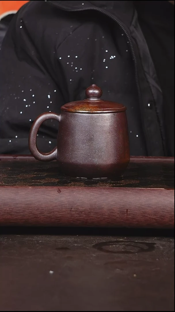 茶壶紫砂柴烧 盖杯