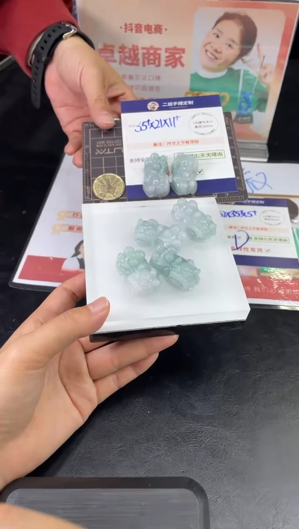 【闪购商品】翡翠挂件未镶嵌大貔貅FL18多样性发其一CP配绳