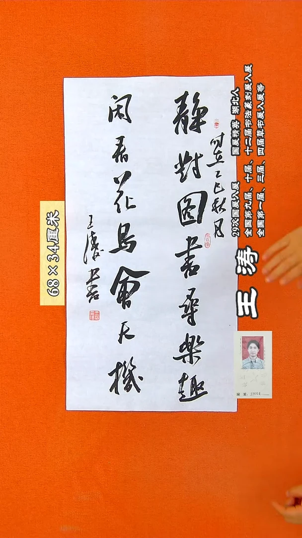 书法96R王涛书法作品