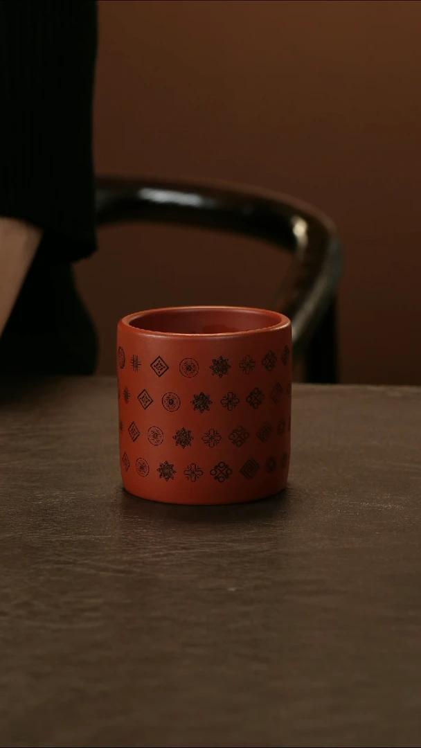 茶杯紫砂朱泥 主人杯