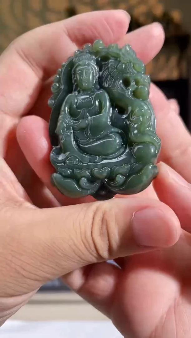 和田玉未镶嵌吊坠(不含链)多样性发货拍一发一18