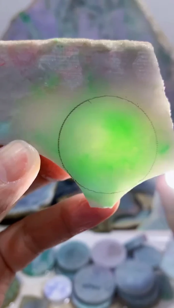 裸石翡翠0蒙0翡翠珠宝573