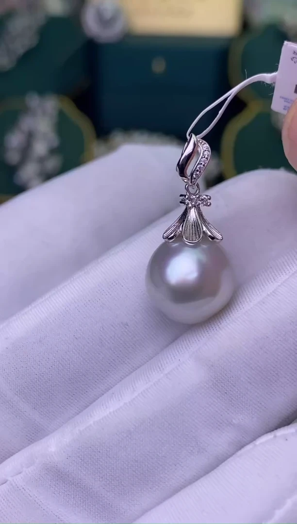 【闪购商品】海水珍珠颈饰银S925镶嵌12