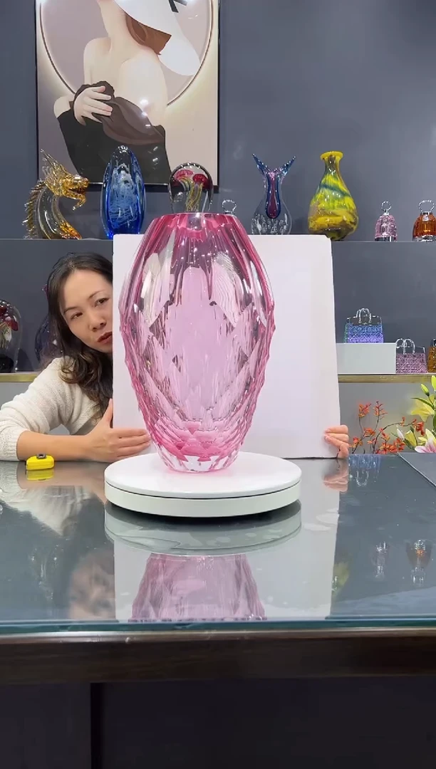 手工艺品琉璃水晶琉璃花瓶1个