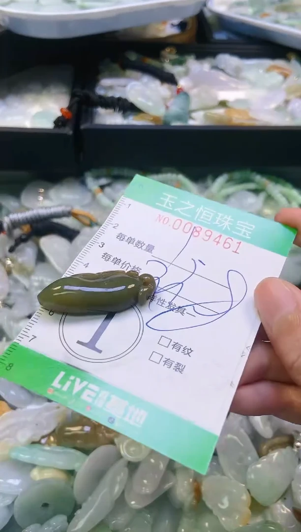 翡翠未镶嵌颈饰闪购0089461