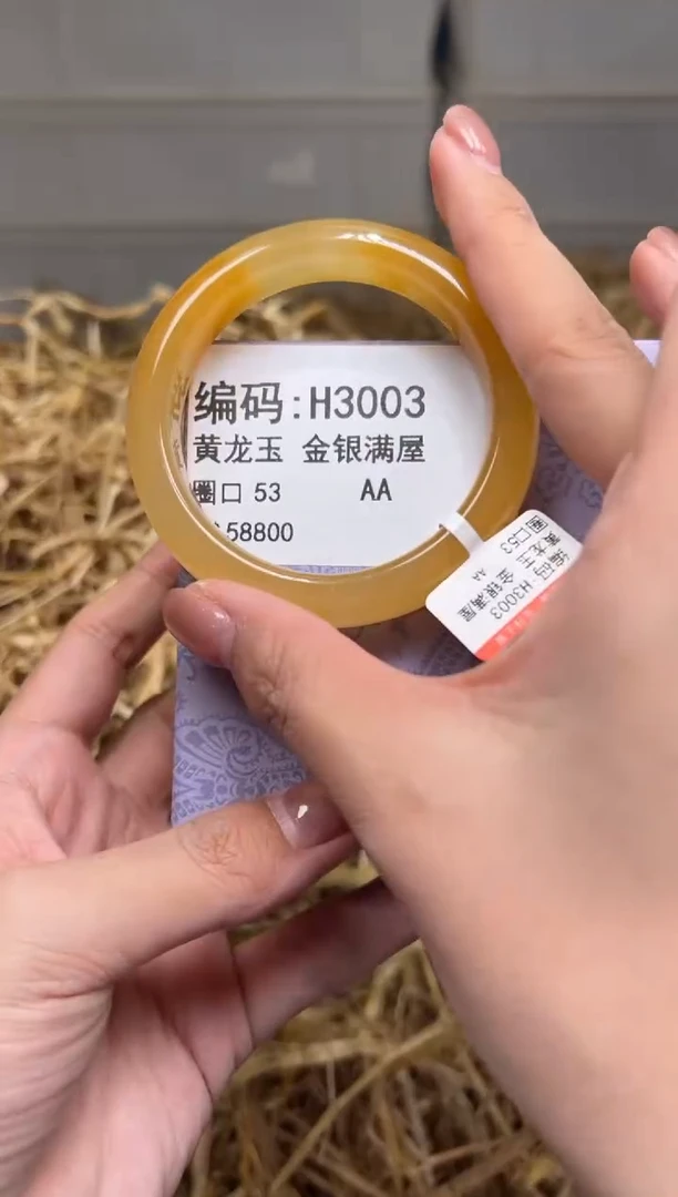 未镶嵌手镯石英质玉H3003