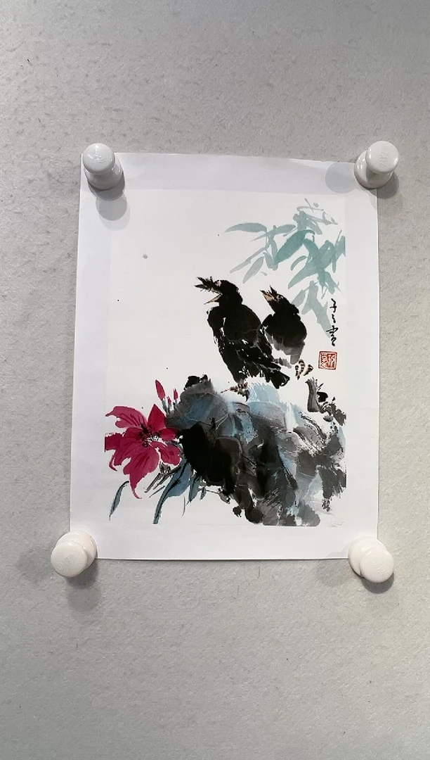 【闪购商品】国画绘画作品-0.5平尺