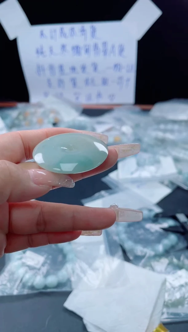 未镶嵌定制翡翠珠串