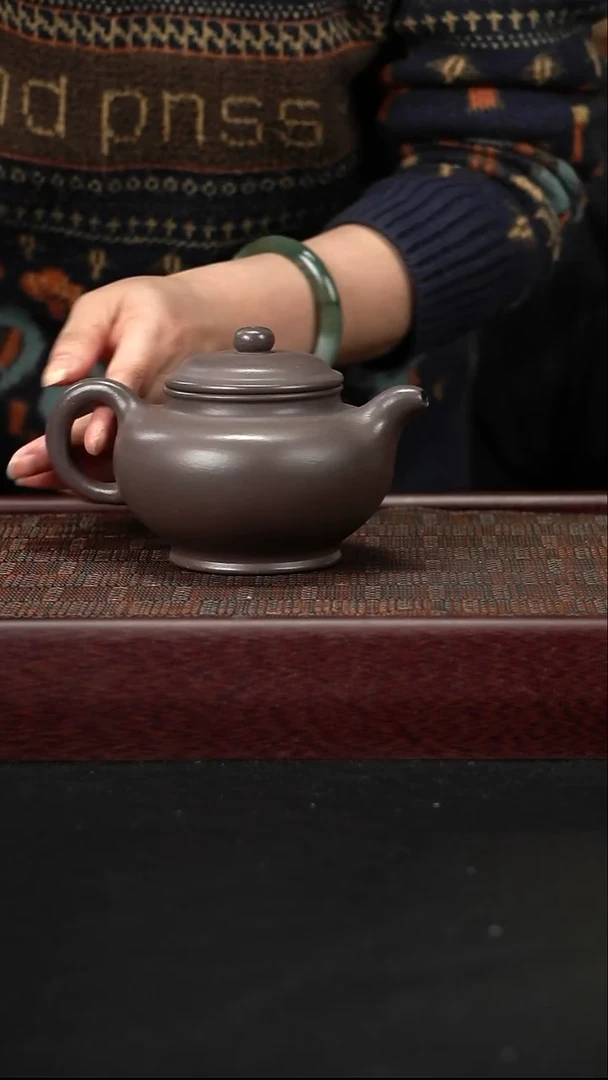 茶壶紫砂lzx全砂天青掇只