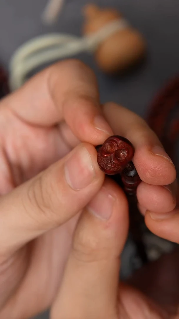 手串/手链小叶紫檀狮驼岭1个配件11+直径  2.0孔