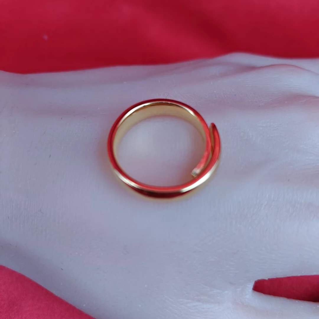 足银戒指 足银戒指亮面泥鳅被戒指厚包工艺时尚百搭