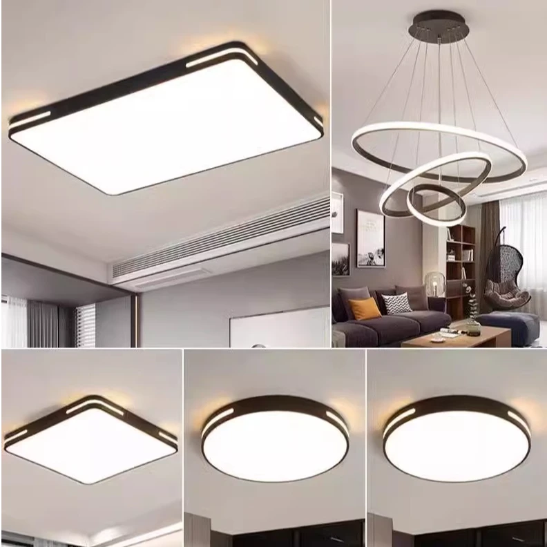 客厅主灯2025新款大气简约现代LED吸顶灯主卧室房间全屋套餐灯具