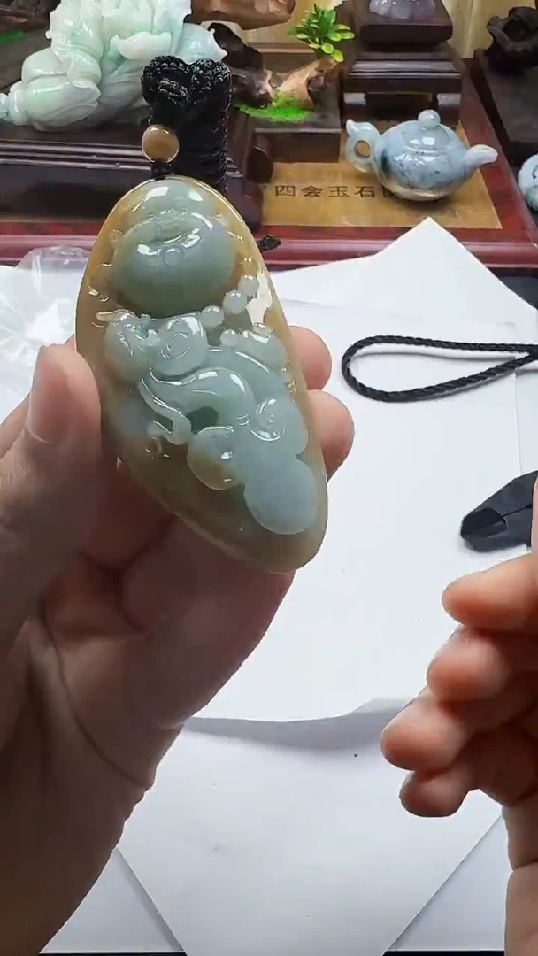 吊坠(不含链)未镶嵌翡翠1