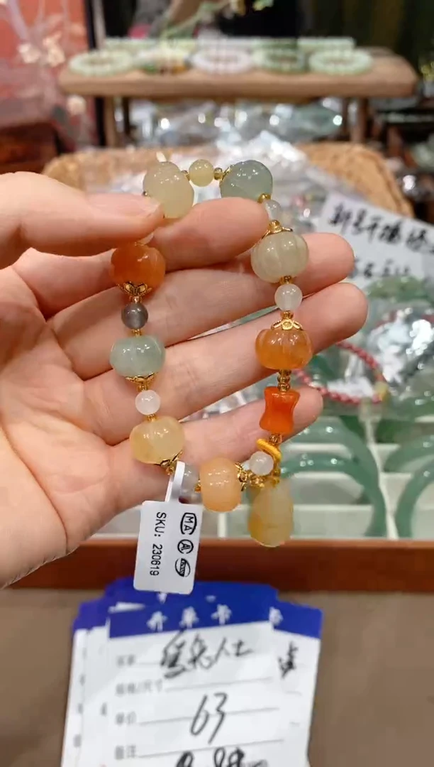 未镶嵌手串石英质玉多样性发货 拍一发一