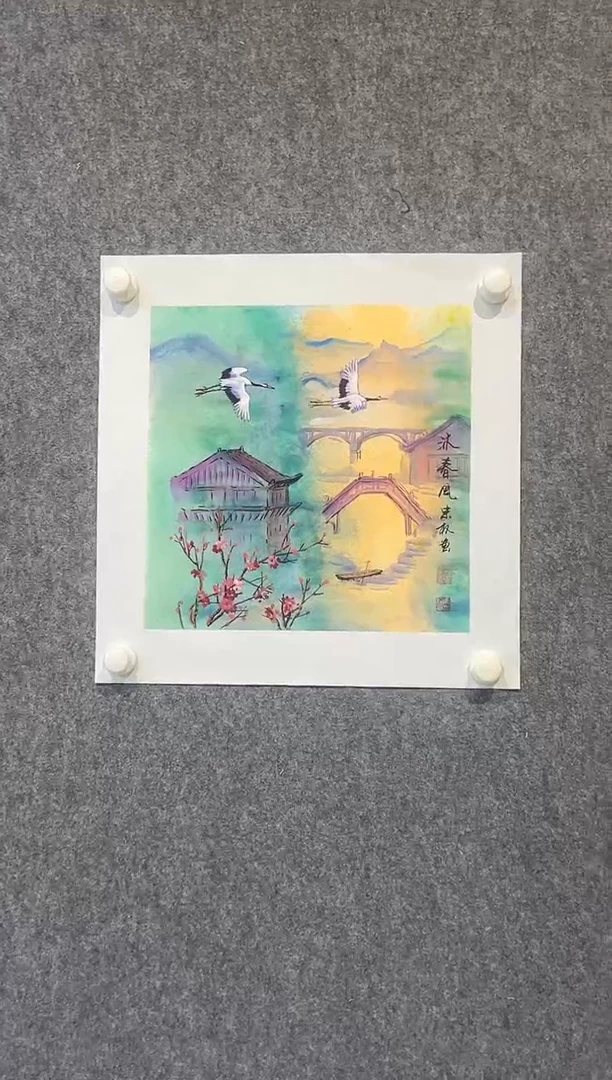 国画王忠权-1平尺-国画作品