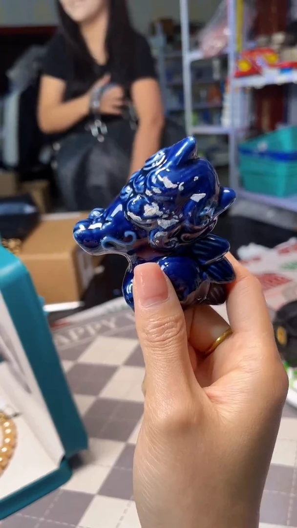 瓷片陶茶666文玩周边多人黑驴