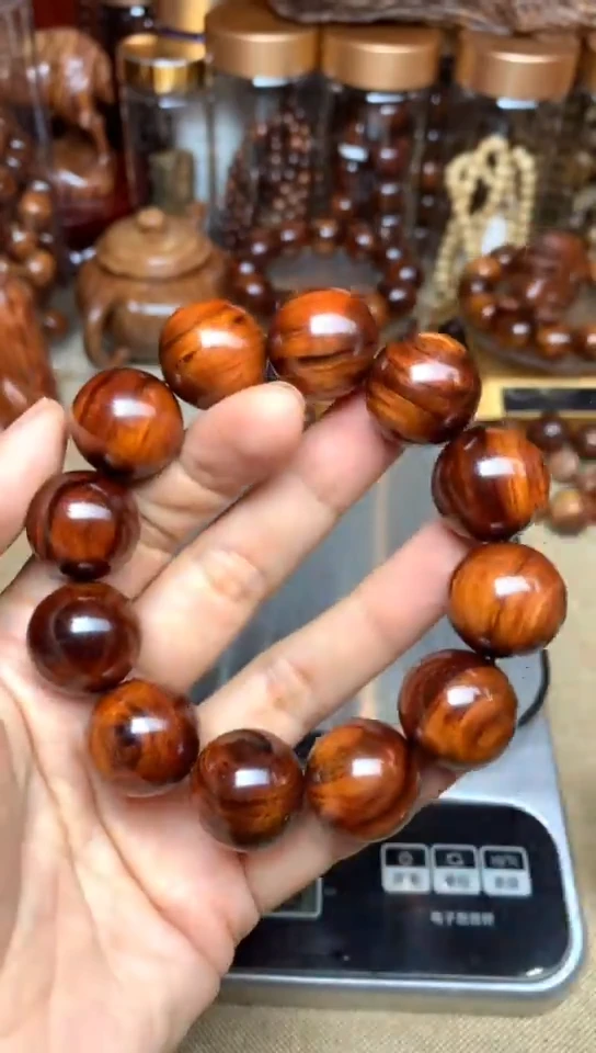 手串/手链黄花梨/降香黄檀碧**辉海黄手串