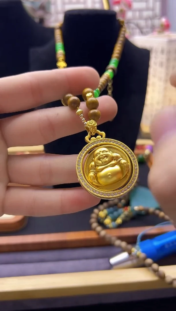 【闪购商品】碧玺猫眼颈饰14K金镶嵌X805