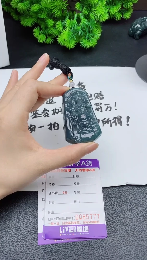 颈饰未镶嵌翡翠