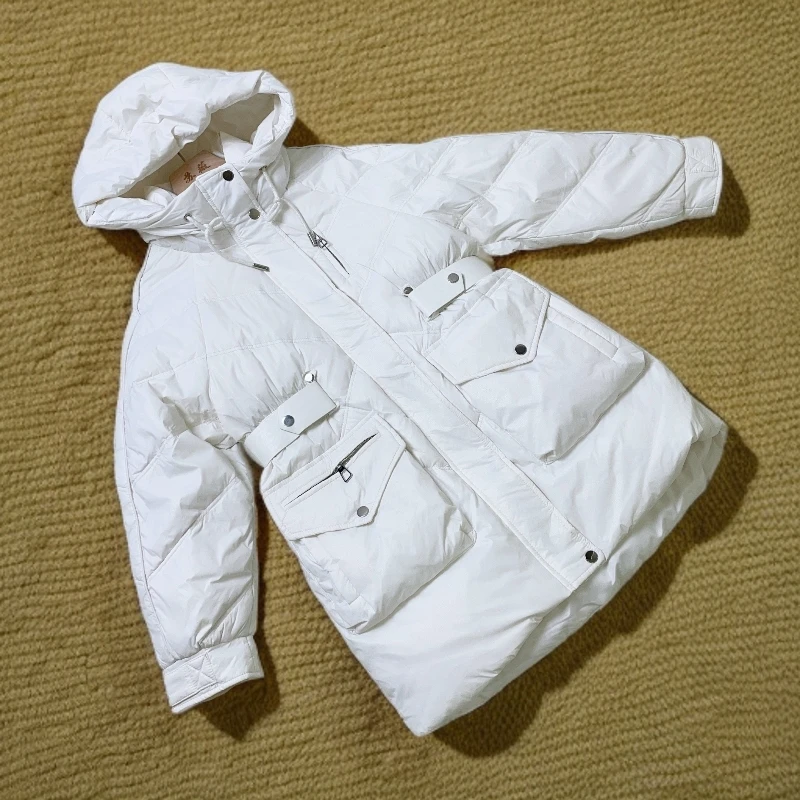 反季宠！90白鸭绒！韩版冬款加厚小个子休闲羽绒服 202585-1