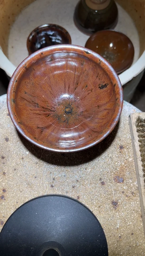 【闪购商品】茶盏见盏茶器宋钰龙窑柴烧46号