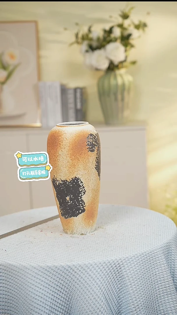 景德镇高端陶瓷花瓶家居水培插花瓶