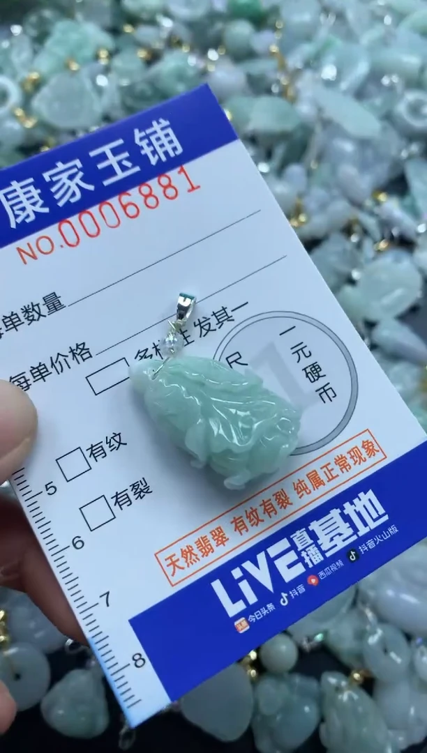 颈饰未镶嵌翡翠6881