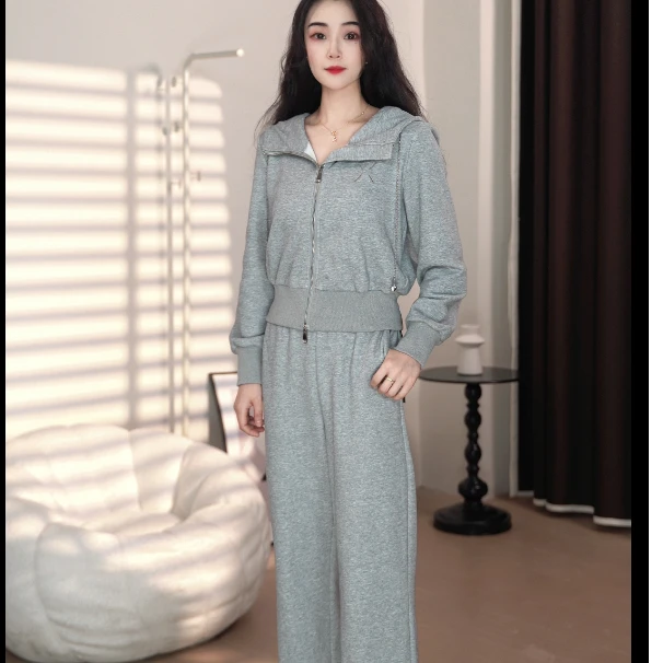 504-春秋套装两件套时尚休闲运动套装气质款女