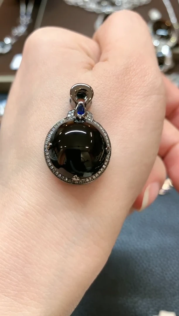 【闪购商品】翡翠吊坠(不含链)18K金镶嵌b139不退换