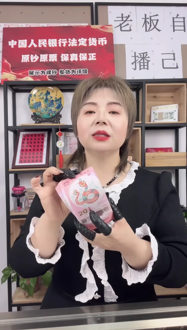 塑料2025年蛇钞 整刀 百连号