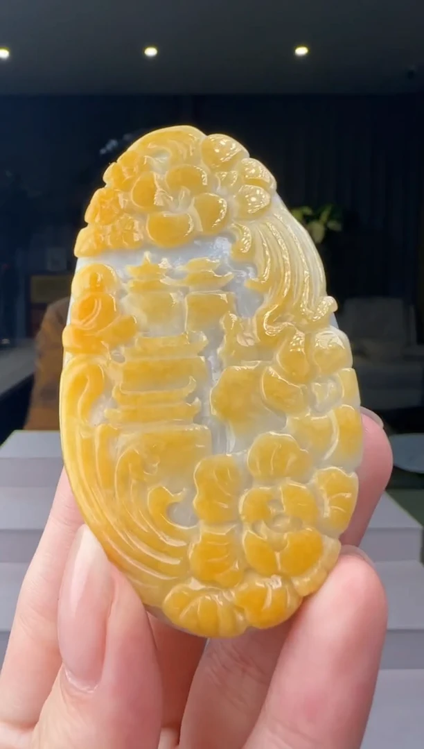 翡翠未镶嵌颈饰CC@@60B7J15486
