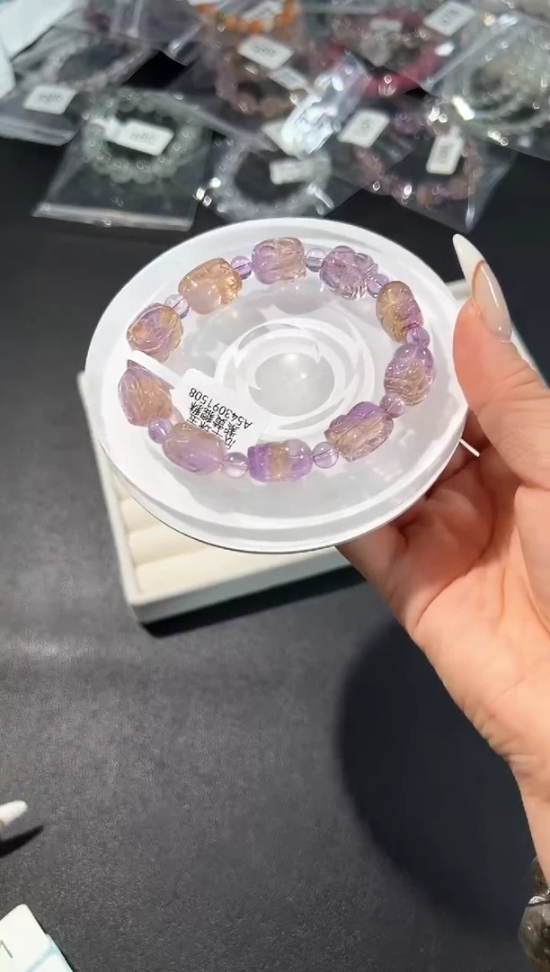 未镶嵌手链水晶1r多样性发其一【1条】默认微瑕