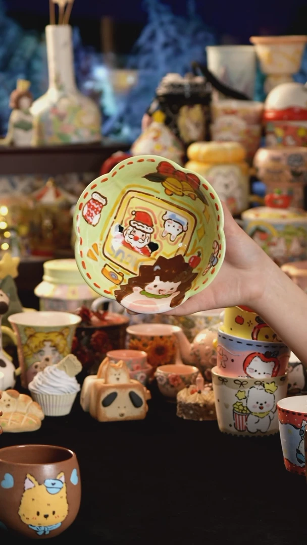 其他陶景德镇釉下彩手绘设计师款陶瓷