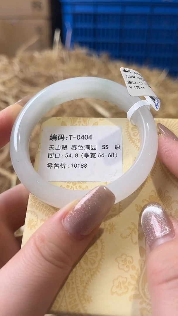 未镶嵌手镯石英质玉T-0404