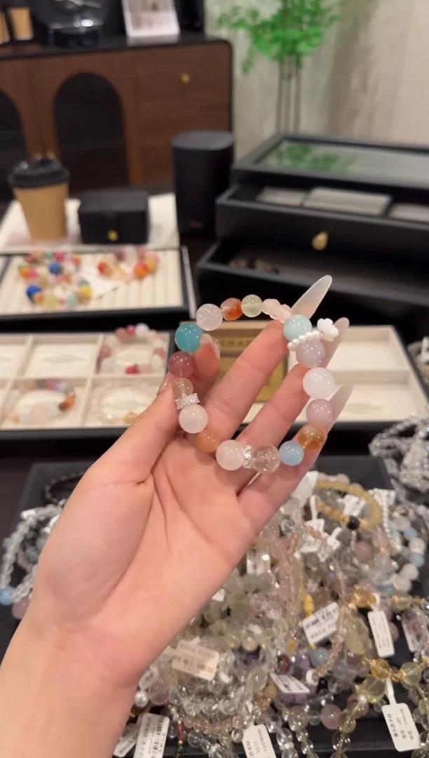 水晶手链合金多宝x1879