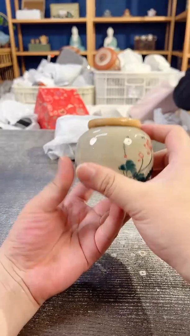 【闪购商品】其他荷韵飘香茶叶罐