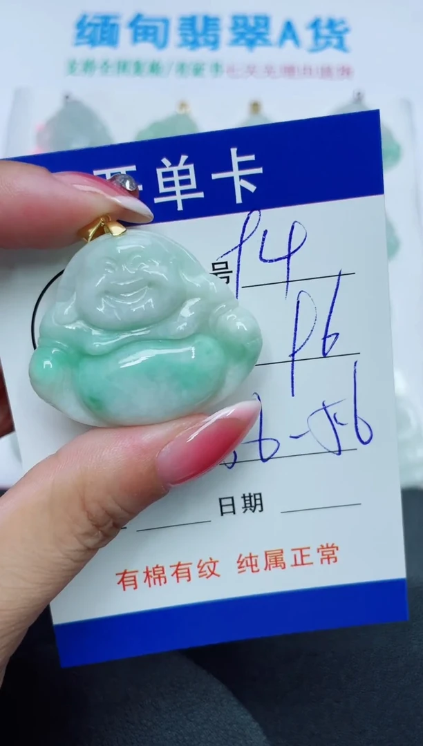 翡翠未镶嵌吊坠(赠链)94