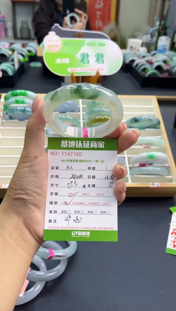 未镶嵌手镯翡翠多人
