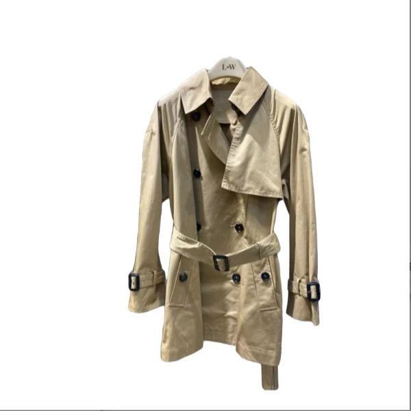 秋季百搭经典时尚经典气质设计师款轻奢英伦风中长款风衣LBA81202