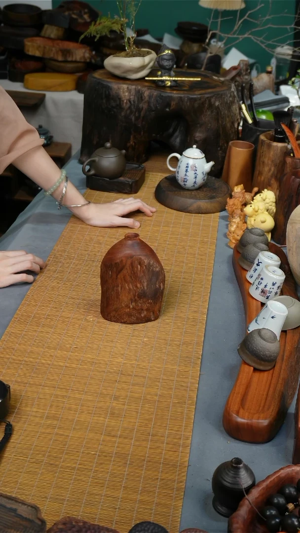 缅甸花梨花器10-10-14