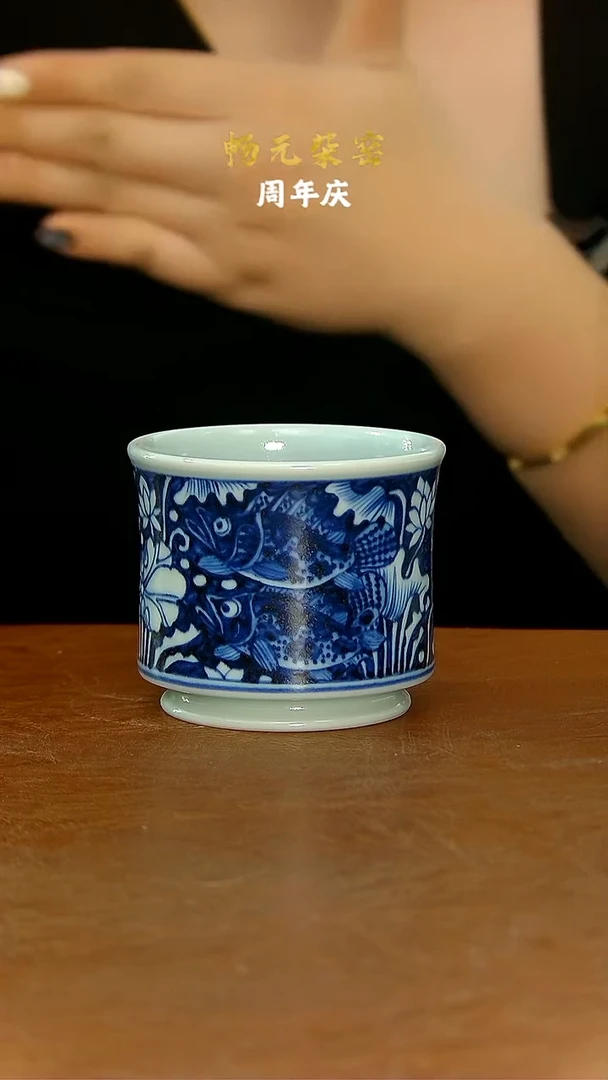 柴窑手工手绘茶具-24