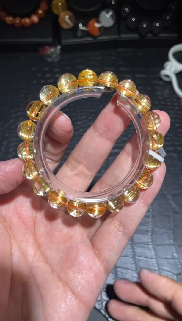 【闪购商品】水晶手链未镶嵌钛晶单圈A9.5（多样性发其一）