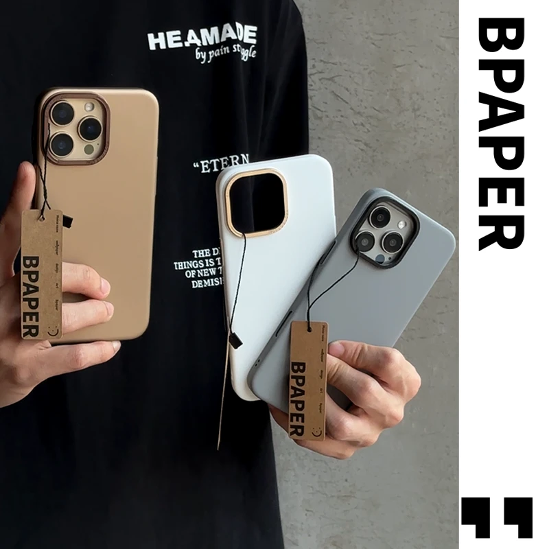 「细沙粒微水泥」磨砂手感超薄硬壳内磁吸壳·适用于苹果12-16系列