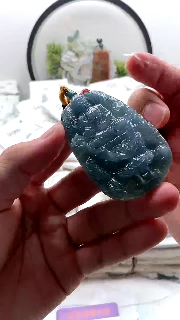 颈饰未镶嵌翡翠阿弥陀佛