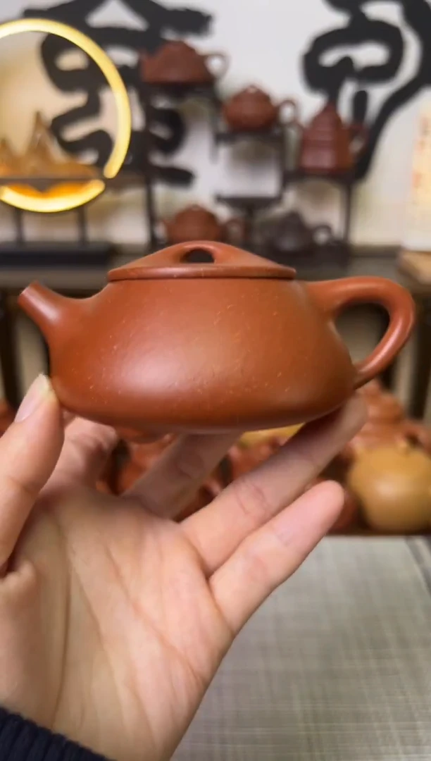 【闪购商品】段泥茶壶红降坡景州石瓢壶125CC