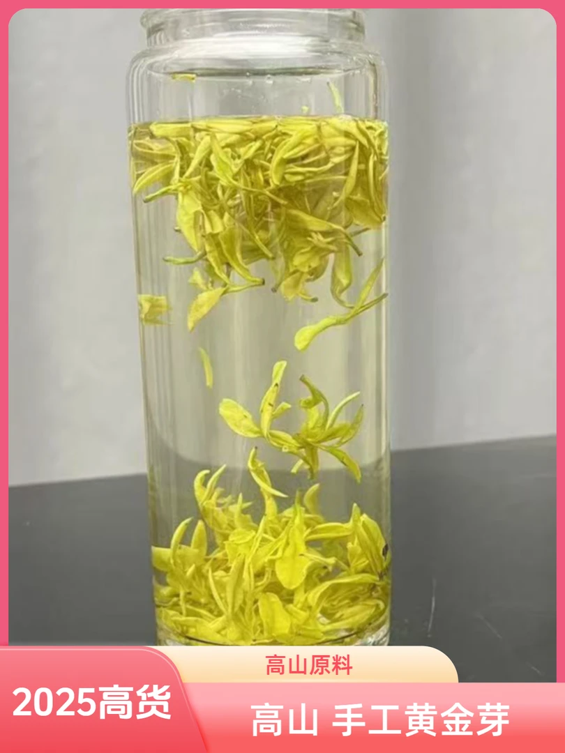 2025新茶【高货手工黄金芽】高山绿茶浓香耐泡豆香浓郁回甘高级茶叶